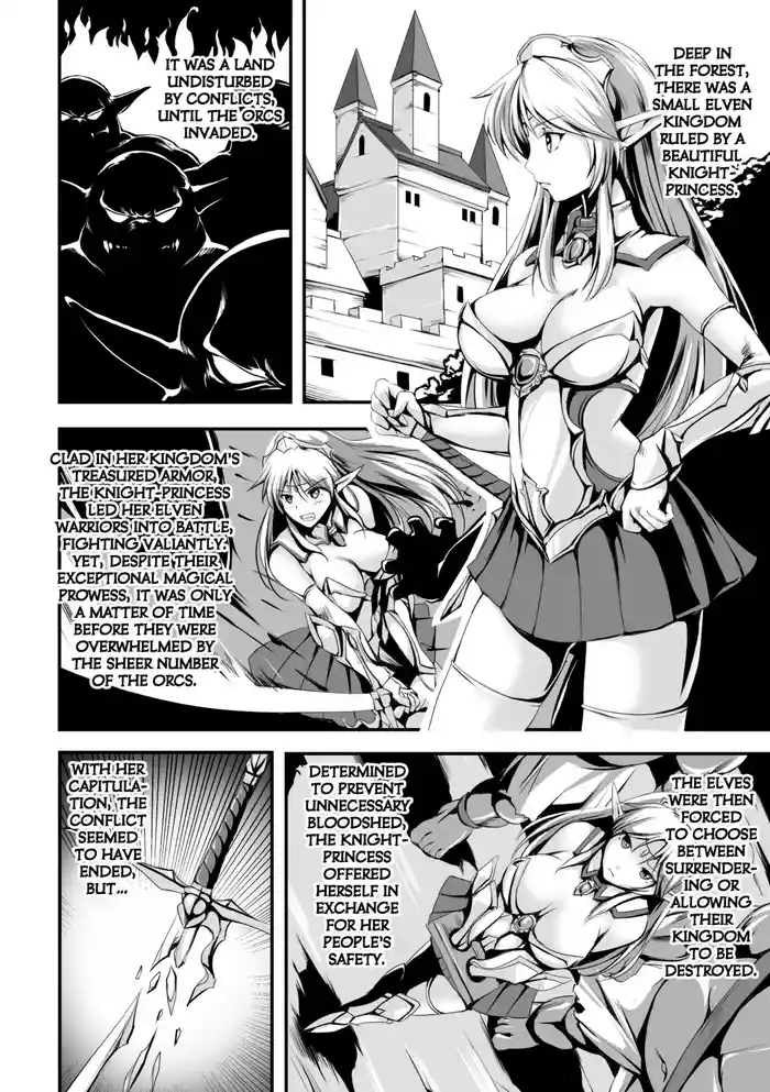 [Akatsuki Akane] Shinshoku ~ Ochita Hime Kishi ~ | Invasion ~ The Fallen Knight-Princess ~ (2D Comic Magazine Shokushu Yoroi ni Zenshin o Okasare Mugen Zecchou! Vol. 4) [English] [Kuraudo] [Digital]