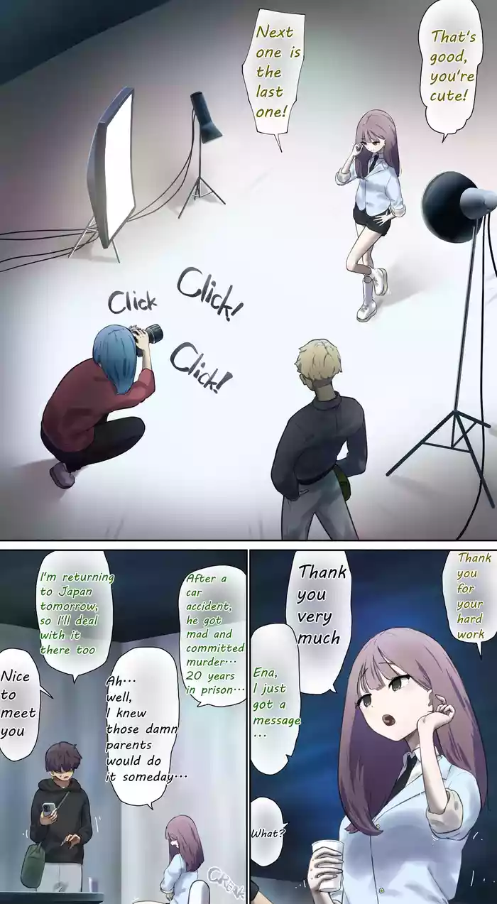 According to the law of the country where I came for the modeling shoot…