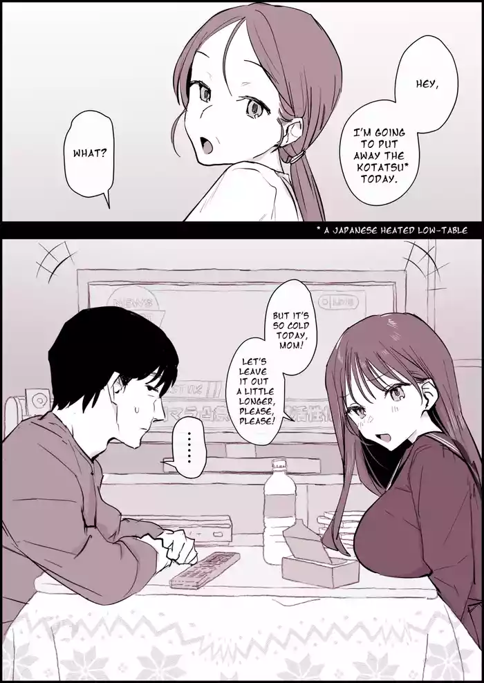 [Poriuretan] Kotatsu Suki no Giri Kyoudai | Kotatsu-loving Step-siblings [English]