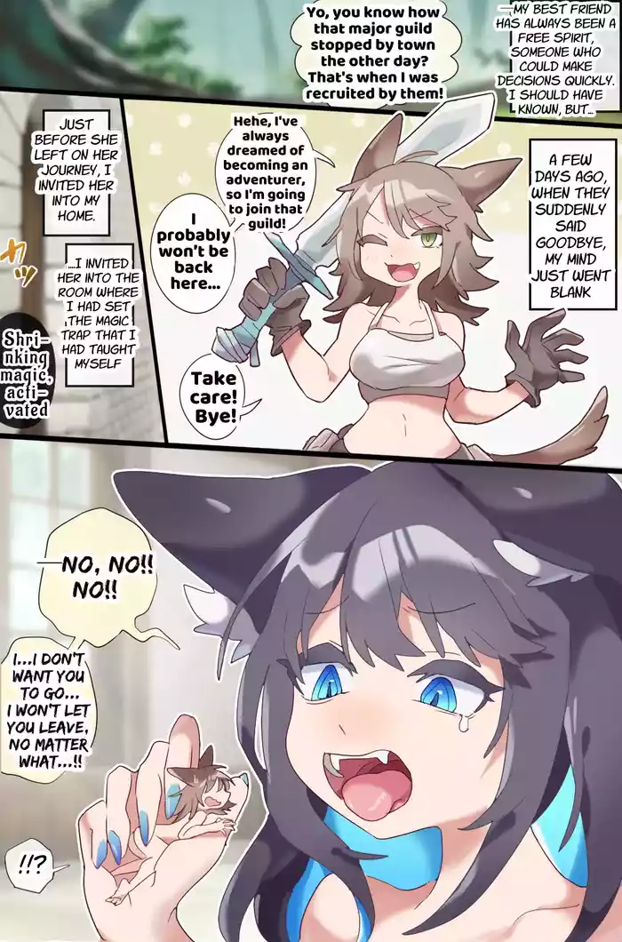 [imaat] Your best friend is shrunk, swallowed whole, and locked away inside the stomach. [English/Japanese]