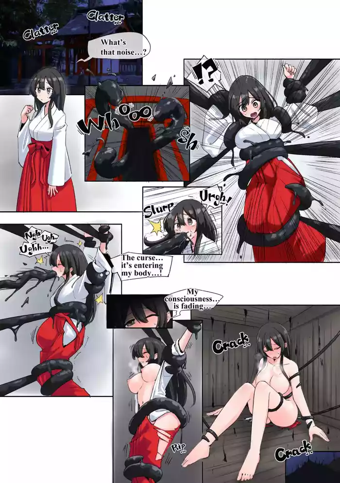 [Unoroute (UnoUsaya)] The Miko's Cursed Transformation and Poop