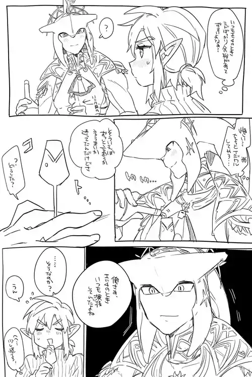 [ったぬぅ。] シドリンエロ漫画 (ゼルダの伝説 ブレス オブ ザ ワイルド)