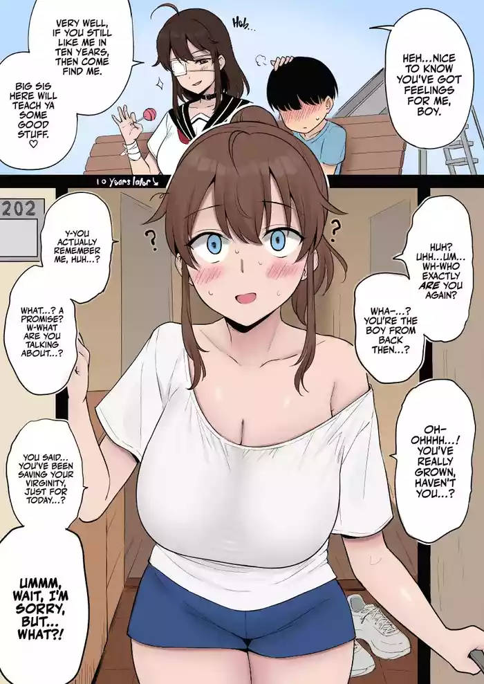 Mukashi Yoku Asonde kureta Kinjo no Kakkoii Onee-san ni 10-nen Mae no Yakusoku o Hatashite morai ni Iku Yatsu | Fulfilling a 10 Year Old Promise with the Cool Kid in the Neighborhood Who Used to Play with Me at the Park