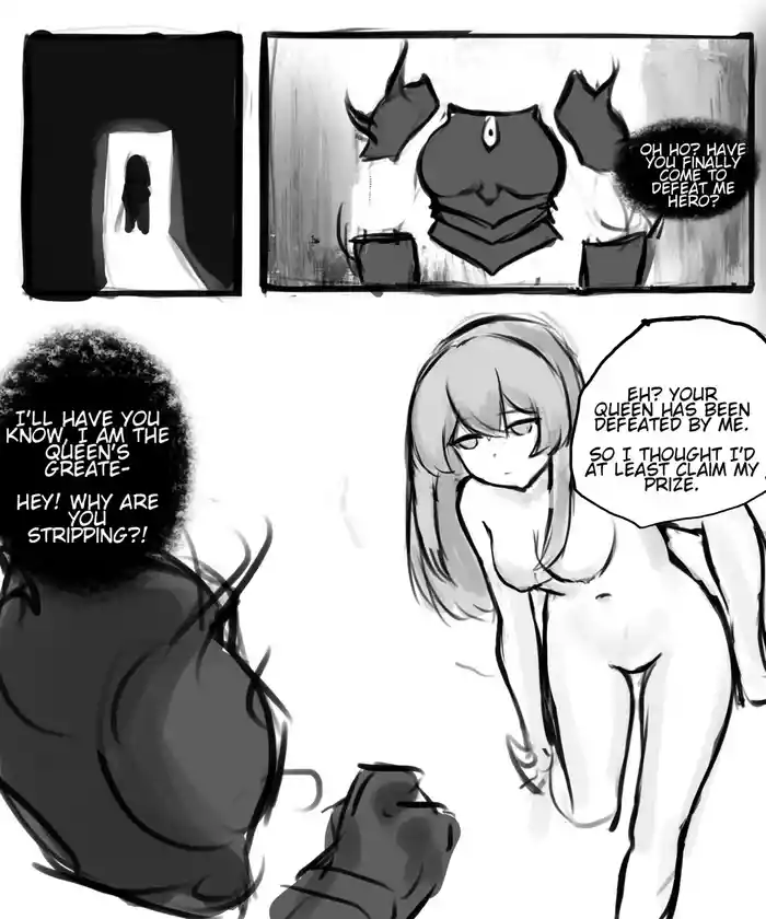 Lewd Heroine and Queens Armor