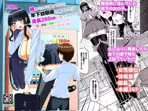 [ポッター・L]妹みたいに思っていた年下幼馴染と再会したら身長250cmになっていた!!～力も頭脳も身長もぜ～～んぶ負けてなすすべなく弄ばれる話～