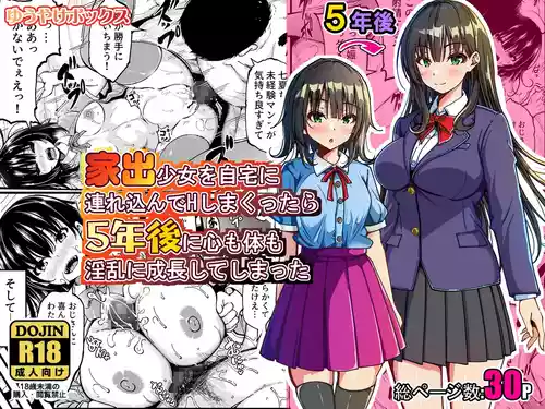 [ゆうやけボックス] 家出少女を自宅に連れ込んでHしまくったら5年後に心も体も淫乱に成長してしまった